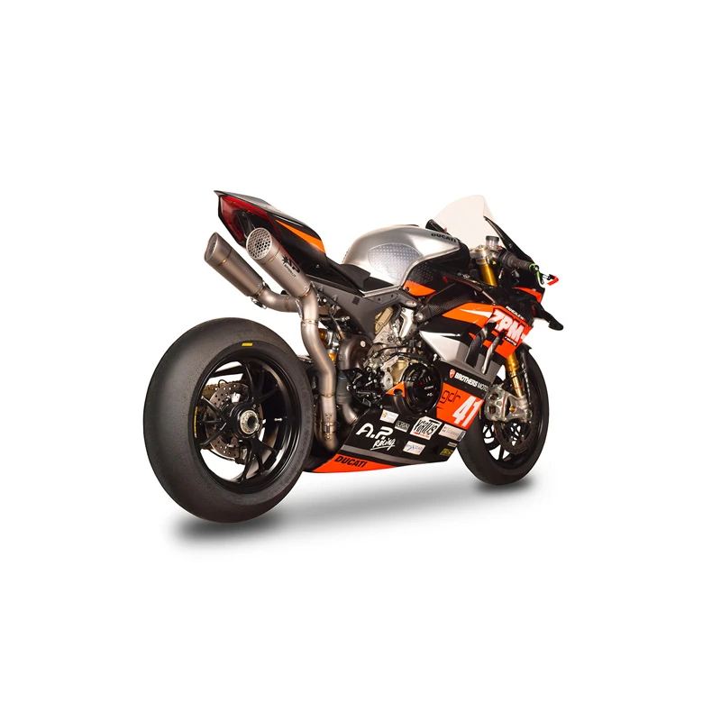 Spark GDU8827T Double Grid-O Titanium Semi-Full Exhaust For Ducati Panigale V4 R/S 2 Spark GDU8827T Double Grid-O Titanium Semi-Full Exhaust For Ducati Panigale V4 R/S - Image 2