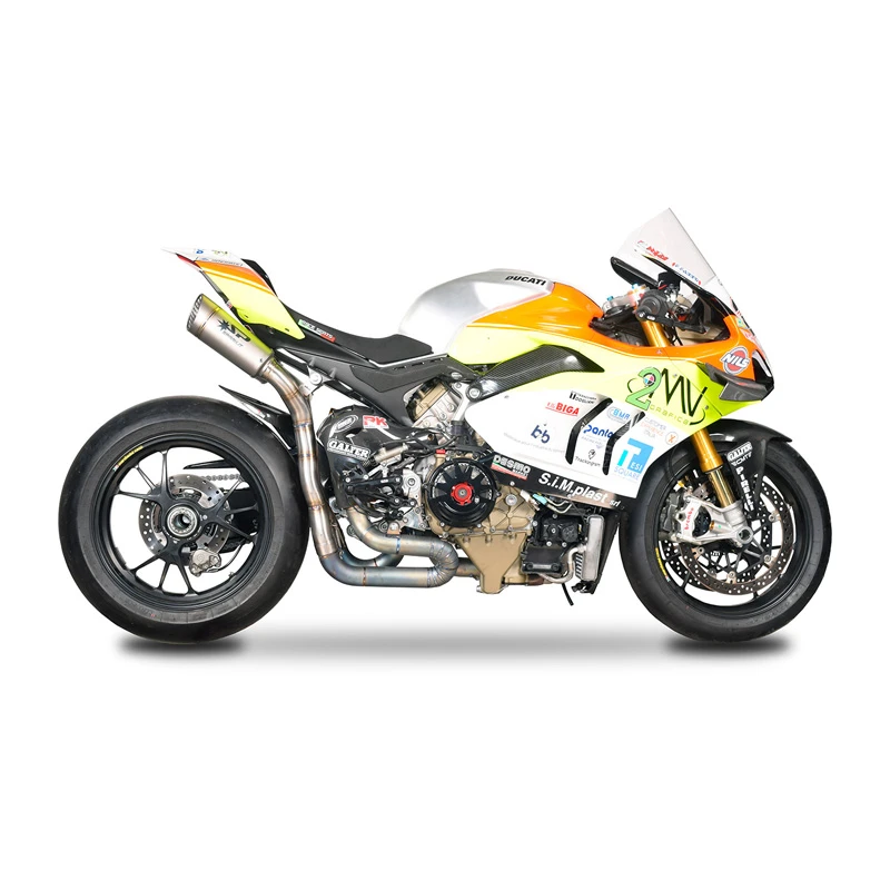Spark GDU8827T Double Grid-O Titanium Semi-Full Exhaust For Ducati Panigale V4 R/S 6 Spark GDU8827T Double Grid-O Titanium Semi-Full Exhaust For Ducati Panigale V4 R/S - Image 6