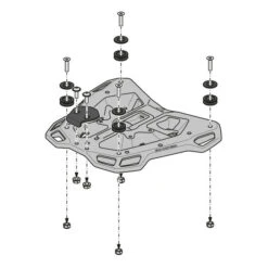 Sw-Motech GPT.17.038.16000/B Street-Rack For Moto-Guzzi V100 Mandello '23- -Givi Store sw motech gpt 17 038 16000 b street rack image6