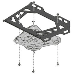 Sw-Motech GPT.17.038.16000/B Street-Rack For Moto-Guzzi V100 Mandello '23- -Givi Store sw motech gpt 17 038 16000 b street rack image7