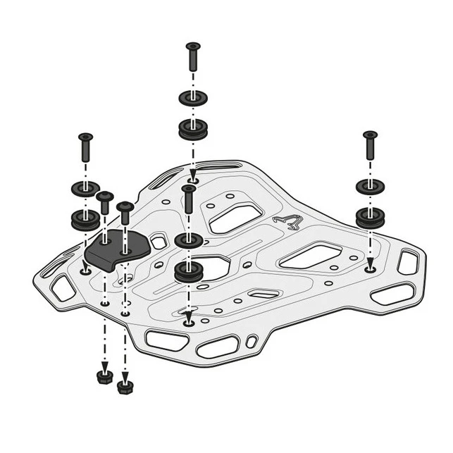 Sw-Motech GPT.22.822.19000/B Adventure-Rack, Black For Ducati Multistrada V4 (2021-) 4 Sw-Motech GPT.22.822.19000/B Adventure-Rack, Black For Ducati Multistrada V4 (2021-) - Image 4