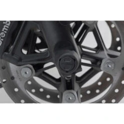 Sw-Motech STP.18.176.10000/B Front Axle Sliders, Black For Harley Pan America (2021-) -Givi Store sw motech stp 18 176 10000 b rear axle sliders image3