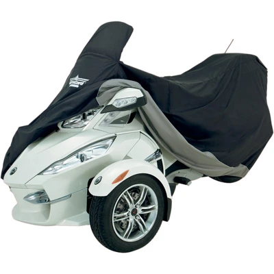 Show Chrome Ultragard Classic Black / Charcoal Motorcycle Cover For Can-Am Spyder 2 Show Chrome Ultragard Classic Black / Charcoal Motorcycle Cover For Can-Am Spyder - Image 2