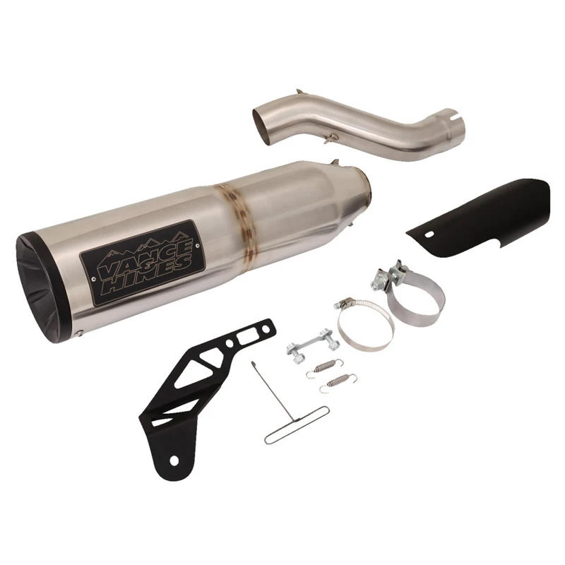 Vance & Hines 16245 Hi-Output 5" Slip-on Exhaust, Brushed For BMW R1250GS (2019-) 2 Vance & Hines 16245 Hi-Output 5" Slip-on Exhaust, Brushed For BMW R1250GS (2019-) - Image 2